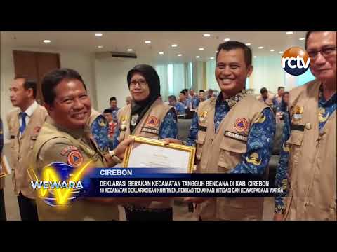 Deklarasi Gerakan Kecamatan Tangguh Bencana di Kab Cirebon