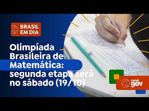 Olimpíada Brasileira de Matemática: segunda etapa será no sábado (19/10)