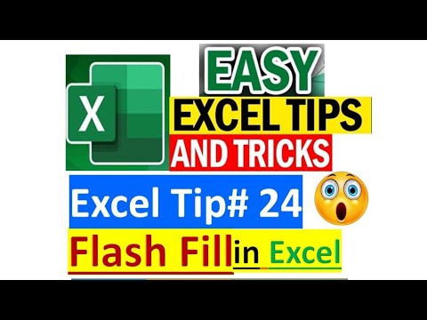 🔥Flash Fill Full Name in Excel Tips & Tricks #excel excel #exceltipsandtricks #exceltricks