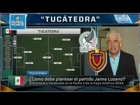 TUCA FERRETTI da cátedra a JIMMY LOZANO del planteamiento a aplicar vs VENEZUELA | Futbol Picante