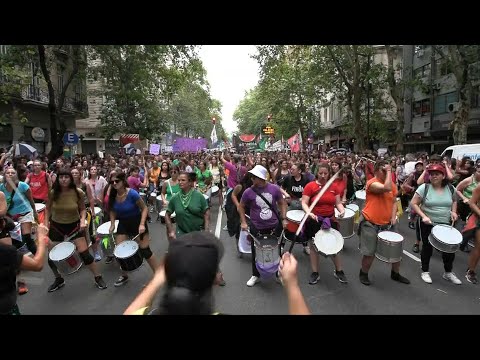 Thousands rally in Buenos Aires to celebrate International Women's Day | AFP