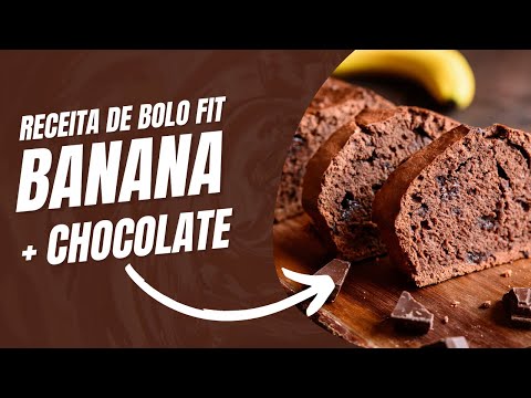 Bolo Fit de Banana Com Chocolate no Microondas (Melhor Receita!)