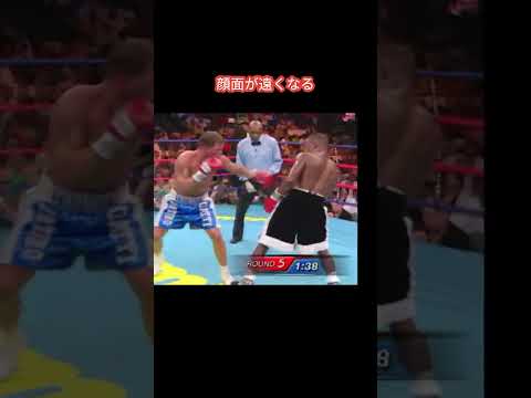 メイウェザーのバックジャンプ