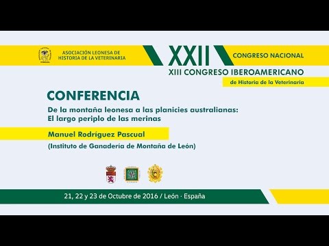 XXII Congreso Nacional de Historia de la Veterinaria - Conferencia Manuel Rodríguez Pascual