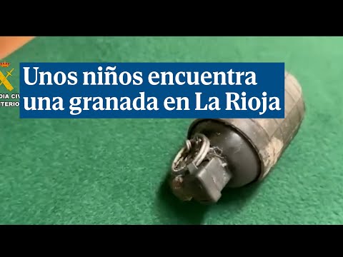 Unos niños encuentran una granada de mano en un descampado en La Rioja