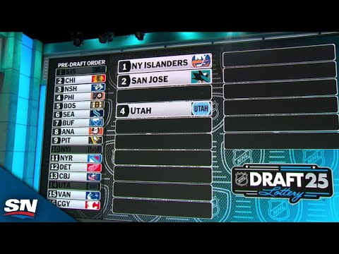 Sharks Receive No. 2 Overall Pick In 2025 NHL Draft After Live Draw
