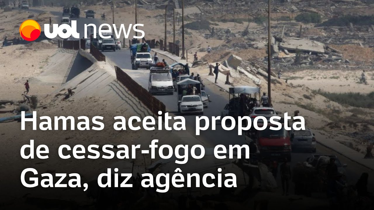 Hamas aceita proposta do Egito para o cessar fogo com Israel em Gaza diz imprensa internacional
