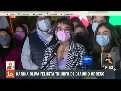 Karina Oliva reconoce la derrota en la elección de gobernadores