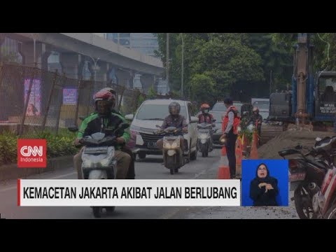 Kemacetan Jakarta Akibat Jalan Berlubang