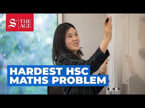 How <strong>to</strong> solve <strong>the</strong> hardest HSC mathematics question