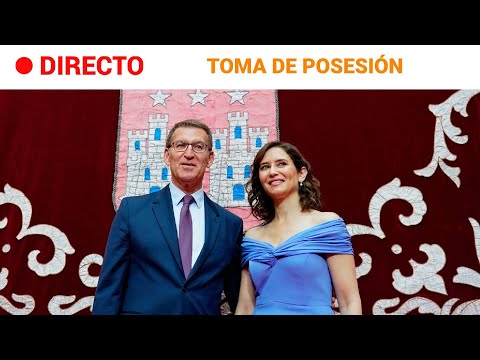 AYUSO:  FEIJÓO arropa a la PRESIDENTA de MADRID en su TOMA de POSESIÓN | RTVE