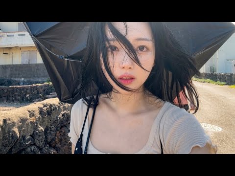 제주도 바람 다 맞고 다니는 <strong>40대</strong> <strong>여자</strong>
