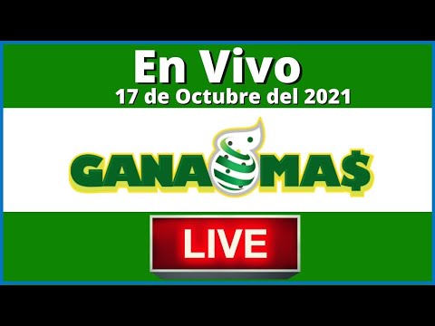 Lotería Gana Mas en vivo Domingo 17 de Octubre del 2021 #LoteriaGanaMas