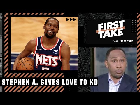 Stephen A.: If KD was playing for the Warriors, this stuff would NOT be happening! | First Take video clip