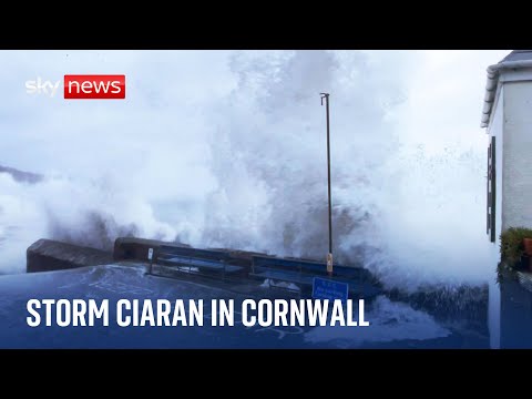 Storm Ciaran: Pub landlord in Cornwall describes losing power