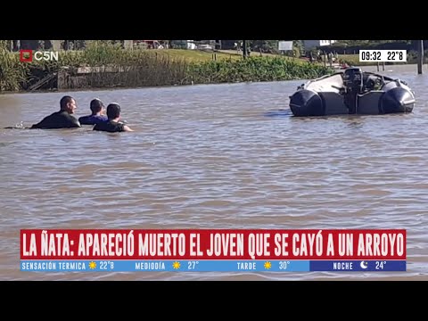 La Ñata: encontraron sin vida al joven que se había tirado a un arroyo