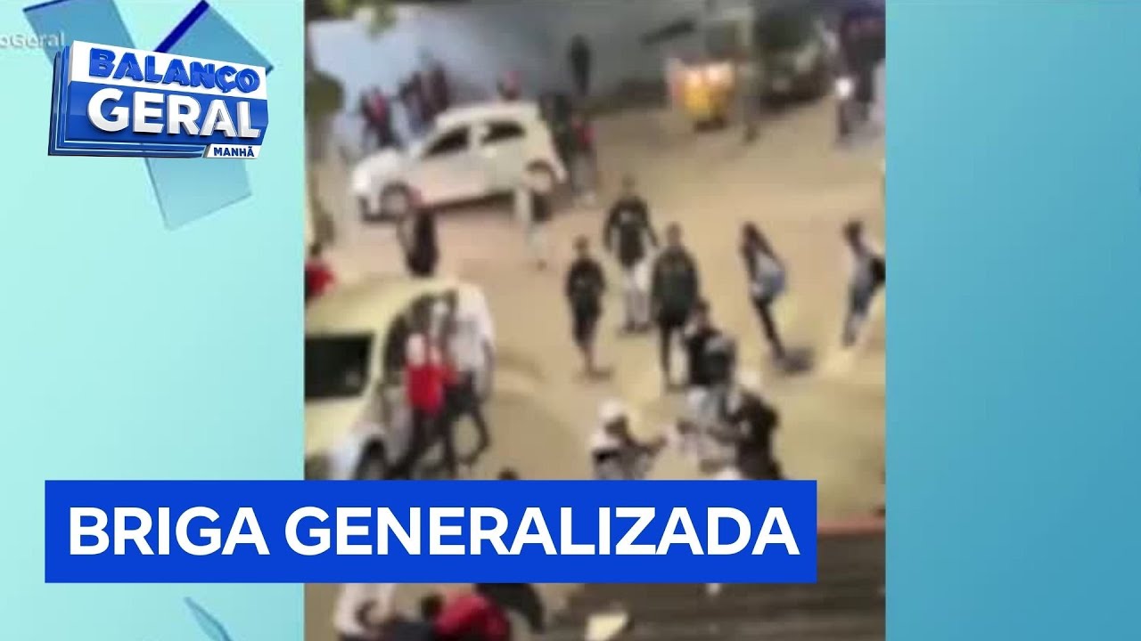Briga generalizada em frente a escola assusta moradores na zona sul de São Paulo