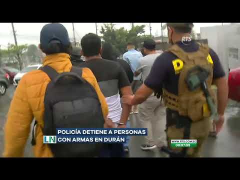 Detienen a más de 20 personas en el cantón Durán