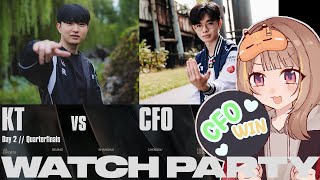 Worlds 2025 - KT vs CFO - Knockout Stage - Quarterfinals 公式ウォッチパーティー!【