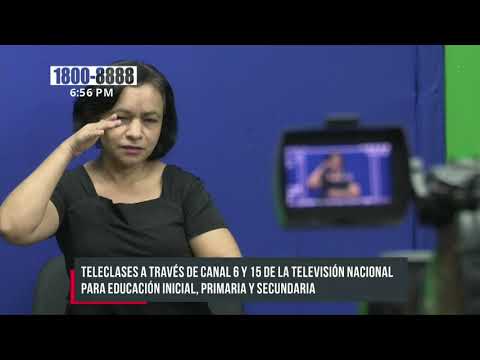 Se continúa reforzando la educación con las Teleclases - Nicaragua