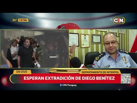 Esperan la extradición de Diego Benítez