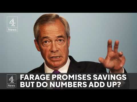 Farage claims billions of savings possible under Reform UK