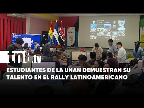 Jóvenes de diferentes carreras de la UNAN participan del Rally Latinoamericano 2024