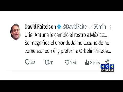¡La H derrotó a México! Todos los hondureños le envían un saludo a David Faitelson