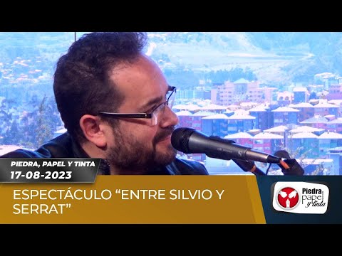 Christian Benitez presenta su recital Entre Silvio y Serrat junto con Marco Lavayen.