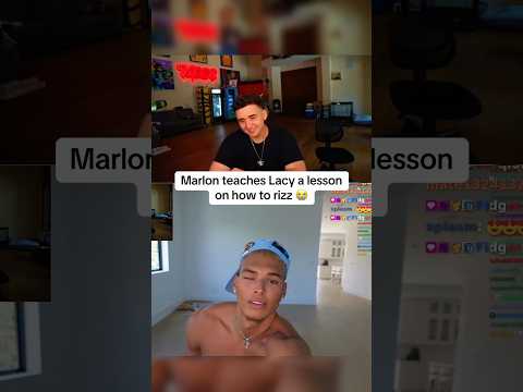 Marlon Teach Lacy A Leason How To Rizz 😂 #funny #lacy #marlon #faze