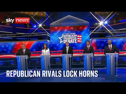 Republican presidential rivals lock horns as absent Donald Trump mocks 'unwatchable' debate