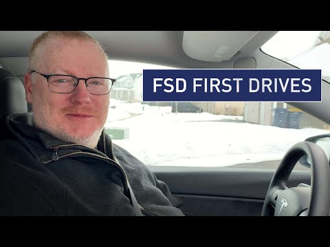Tesla FSD Beta First Drive - G.J.