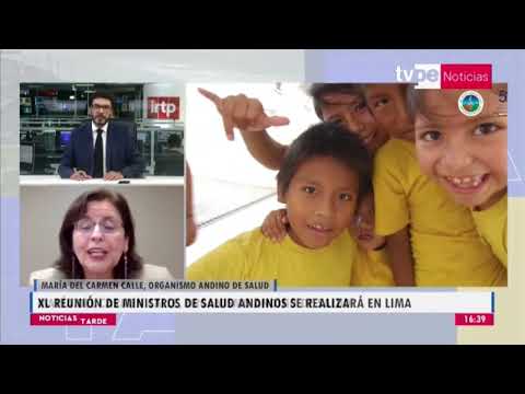 Noticias Tarde | María del Carmen Calle, Organismo Andino de Salud
