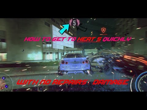 Need For Speed Heat - How to Get to HEAT 5 with ZERO REPAIRS!