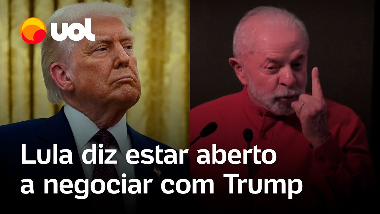 Lula diz estar aberto a negociar com Trump dos EUA mas garante Não temos medo