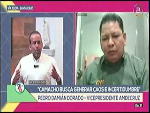 08082022 PEDRO DAMIAN DORADO ALCALDÍA NO SE PRESTA AL JUEGO DE CAMACHO BOLIVIA TV