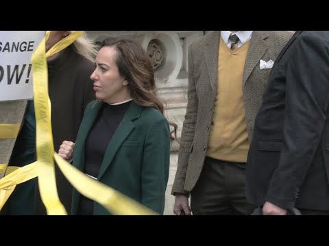Stella, l'épouse de Julian Assange, arrive à la Haute Cour de Londres | AFP Images