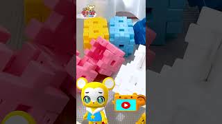 【おもちゃ】【はたらくくるま】ブロックたまごから働く車が出てくるよ★子供向け知育動画 ★トミカ ★#shorts