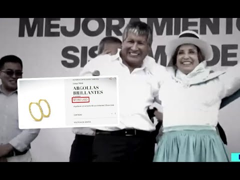 Wilfredo Oscorima: Los finos aretes de más de US$5 mil que regaló a Dina Boluarte