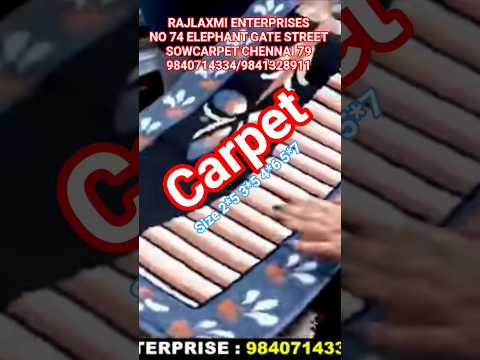 premium quality carpet shop at sowcarpet Chennai #carpet #sofa #curtains#sofacover #viralvideo#vlog