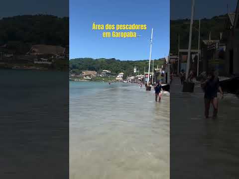 Área dos pescadores em Garopaba