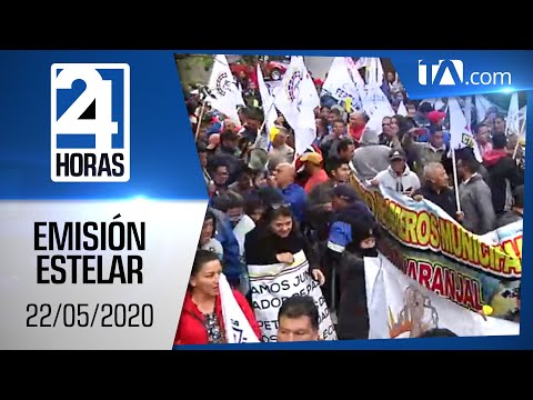 Noticias Ecuador: Noticiero 24 Horas, 22/05/2020 (Emisión Estelar)