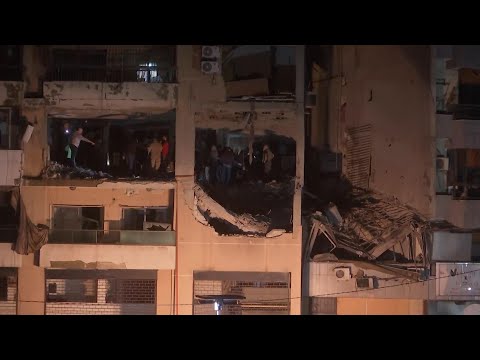 Scene of blast in Beirut after top Hamas official Saleh Arouri killed