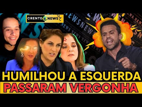 Ⓜ️ARÇAL DESTR3!ND0 JORNALISTAS DE ESQUERDA, NÃO TEVE PENA DA RODA VIVA! #pablomarçal #politica