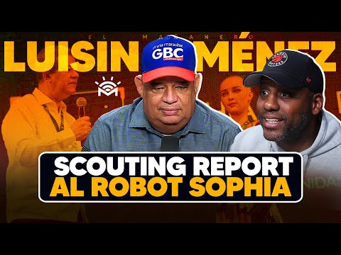 Luisin le da consejo de vida a Enrique Quailey & Scouting Report al Robot Sophia