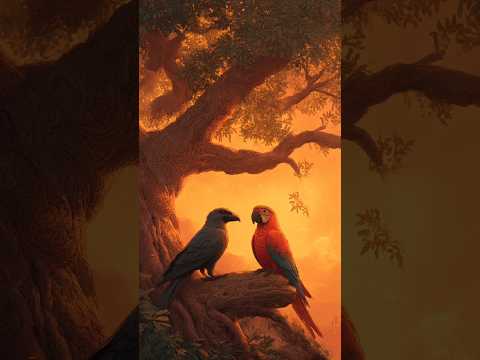Parrot aur Crow ka story #cartoon #status #story