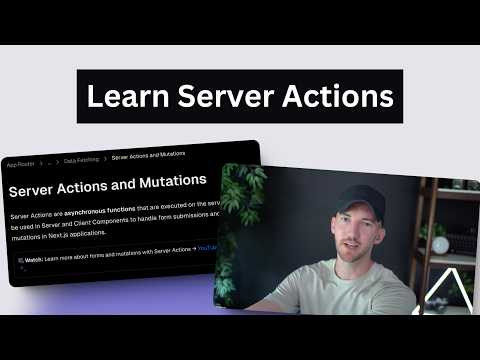 You are using Server Actions in Nextjs WRONG | Lee Rob Explains