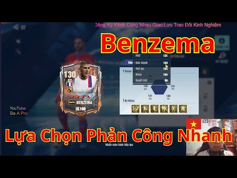 🔥 Benzema Cực Kỳ Hợp Với Lối Chơi Phản Công Nhanh! | Be A Pro Football