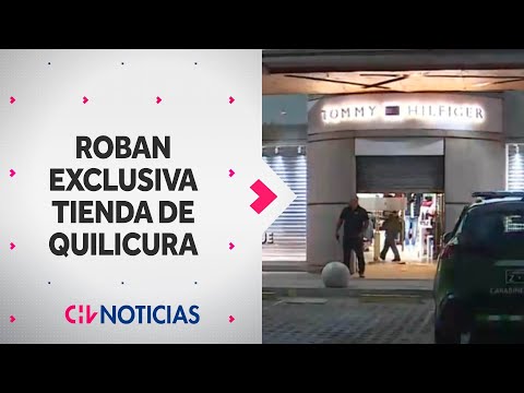 Millonario robo armado afectó a exclusiva tienda en mall Buenaventura en Quilicura