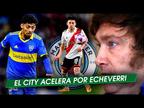 El CITY ACELERA por ECHEVERRI + BOCA rechaza OFERTA por MEDINA + MILEI contra RIQUELME